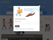 Tablet Screenshot of okulbelgeleri.com